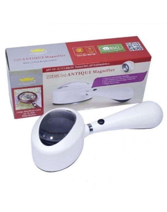 Işıklı 60x35 El Büyüteç