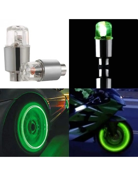 Işıklı Bisiklet Araba Sibop Kapağı 2 Adet