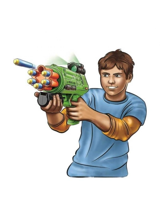 ® Işıklı Dürbünlü Air Warriors Night Tek Silah