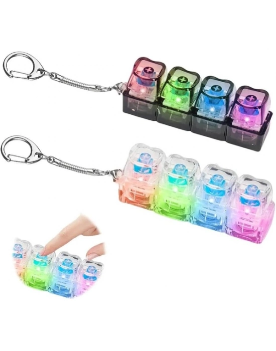 Işıklı Klavye Tuşu Switch Anahtarlık