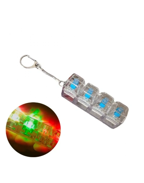 Işıklı Klavye Tuşu Switch Anahtarlık