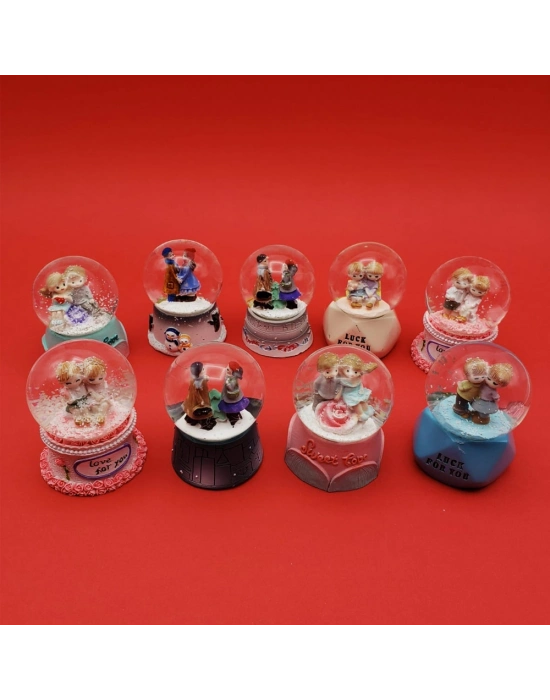 Işıklı Mini Kar Küreleri