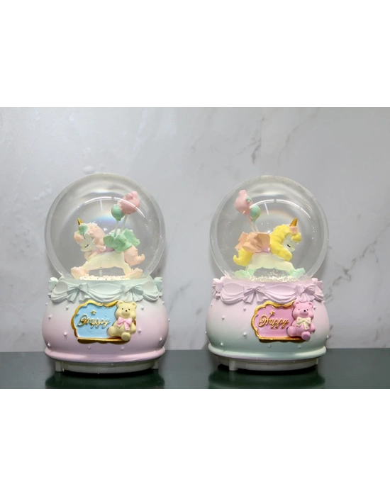 Işıklı Müzikli Kar Küresi Orta Boy