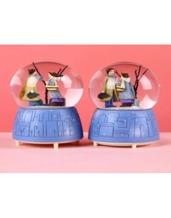 Işıklı Müzikli Kar Küresi Orta Boy Mh-97