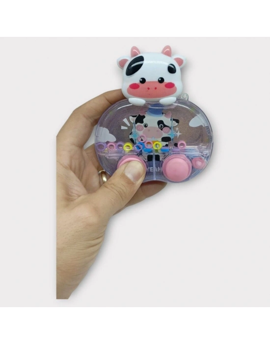 Işıklı Su Oyunu - Halka Geçirme - Fidget Oyun - Siyah İnek