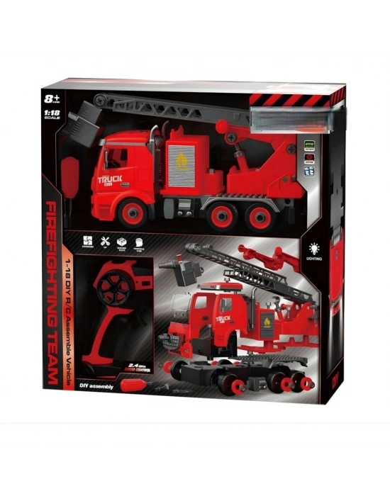 Işıklı Uzaktan Kumandalı Sök Tak İtfaiye Aracı