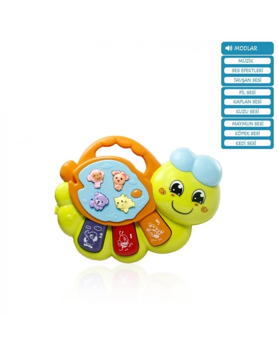 ® IŞIKLI VE MÜZİKLİ SOLUCAN BEBEK -VRD