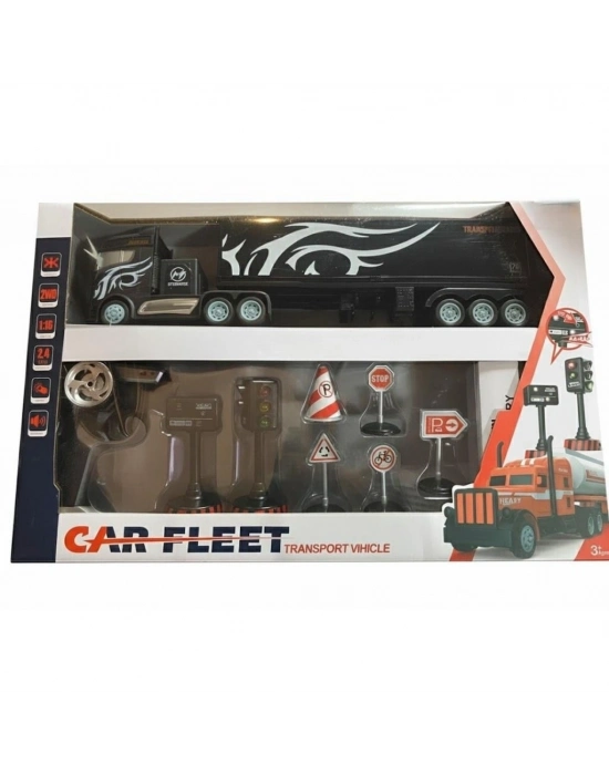 Işıklı ve Sesli Uzaktan Kumandalı Trafik Setli Tır