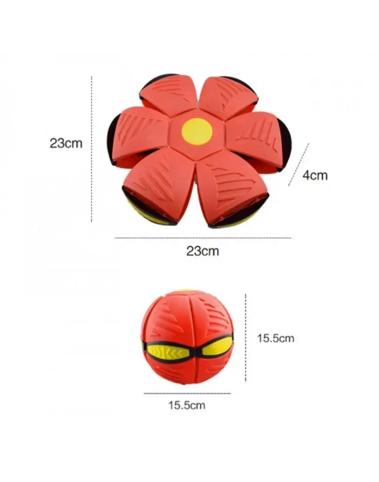 Işıklı Zıplayan Frizbi Evcil Hayvan Topu