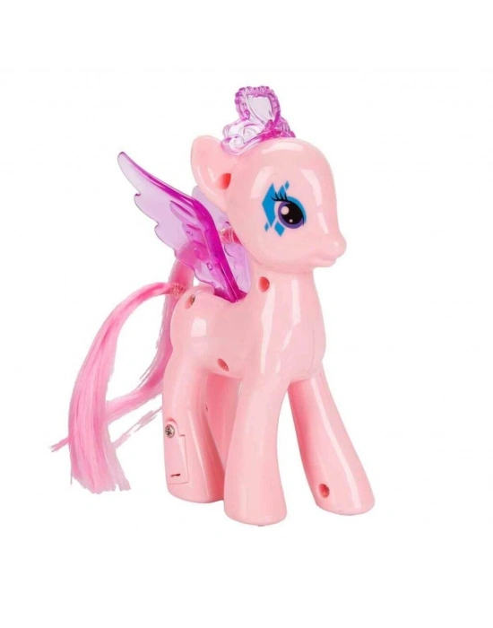 Işıltılı Pony Figür - Işıklı Figür - Pembe
