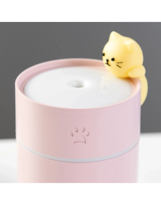 Isınan Kedi Mini USB Sessiz Hava Nemlendiricisi