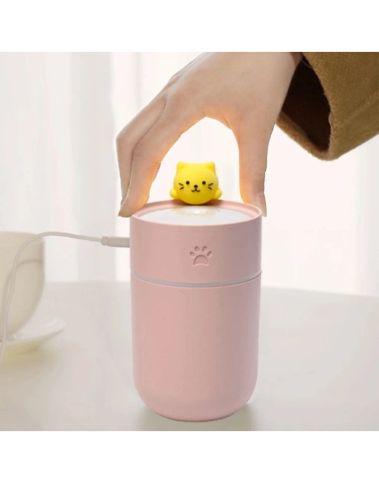 Isınan Kedi Mini USB Sessiz Hava Nemlendiricisi