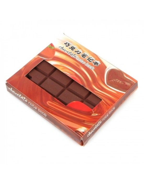 Isırılmış Çikolata Tasarımlı Kokulu Not Defteri