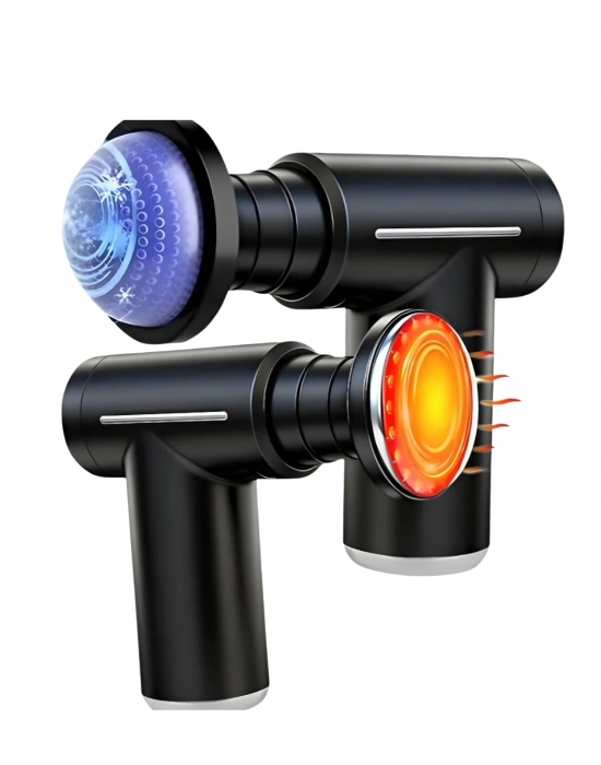 ® Isıtmalı Soğutmalı Masaj Tabancası 3200 RPM Sessiz Motor USB C Şarjlı