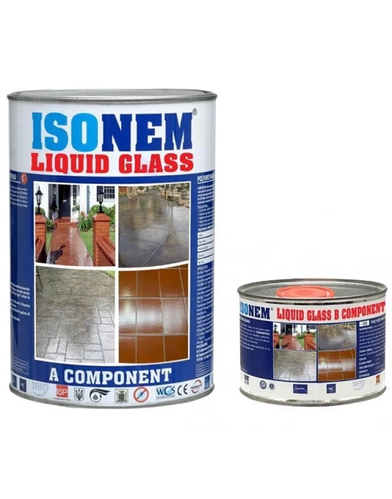 İsonem Liquid Glass Sıvı Cam 4 Kg Set