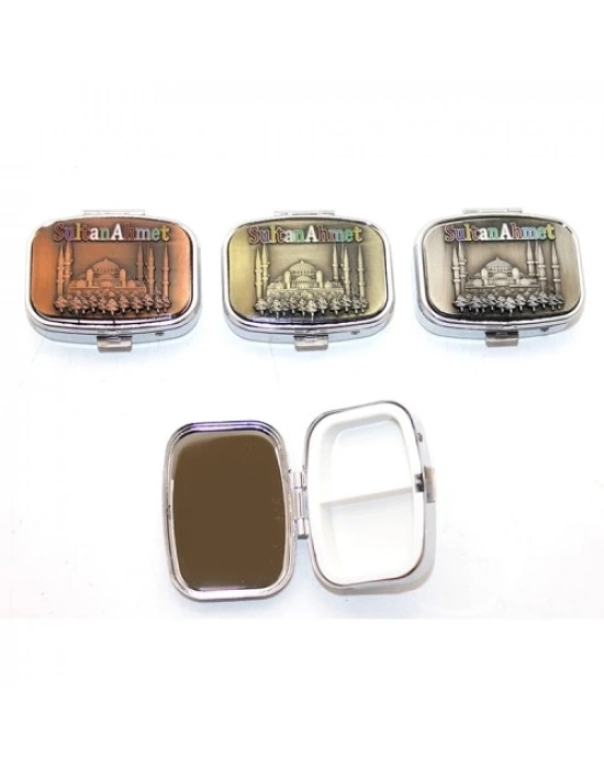 İstanbul Temalı Enfiye Kutusu Sultanahmet Baskılı