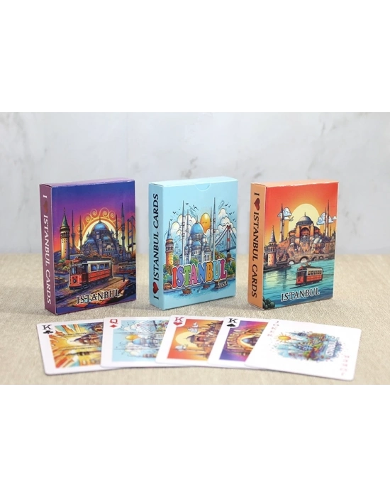 İstanbul Temalı İskambil Oyun Kartı Alk4350