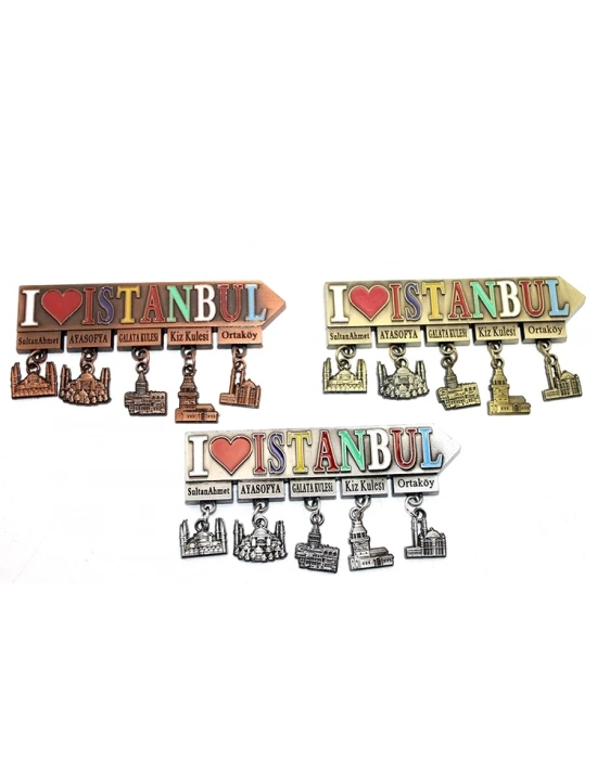 İstanbul Temalı Metal Magnet Alk3343