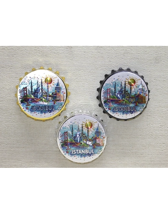 İstanbul Temalı Metal Magnet Alk4341