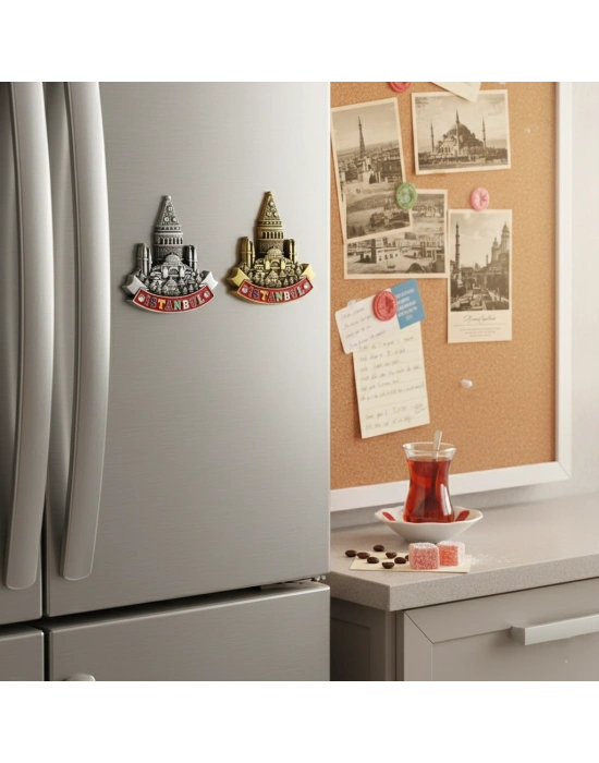 İstanbul Temalı Metal Magnet Model 1