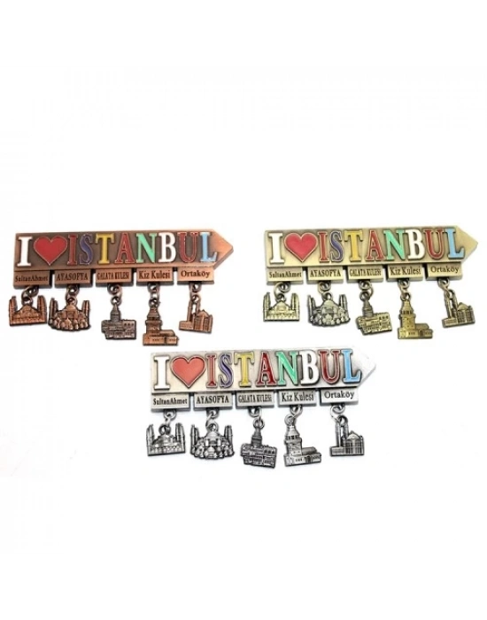 İstanbul Temalı Metal Magnet Model 7