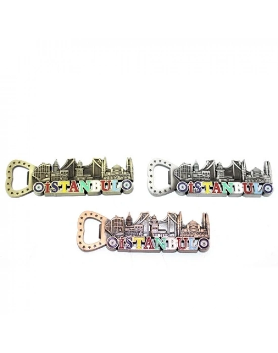 İstanbul Temalı Metal Magnet ve Açacak Model 3