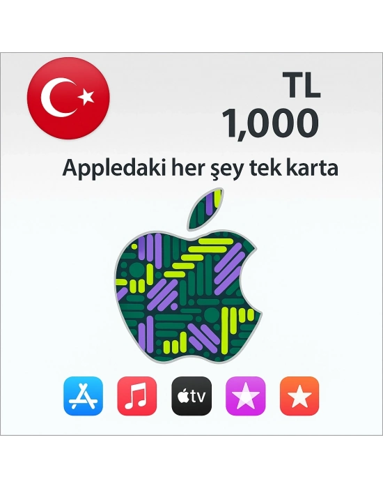 iTunes Gift Card 1000 TL