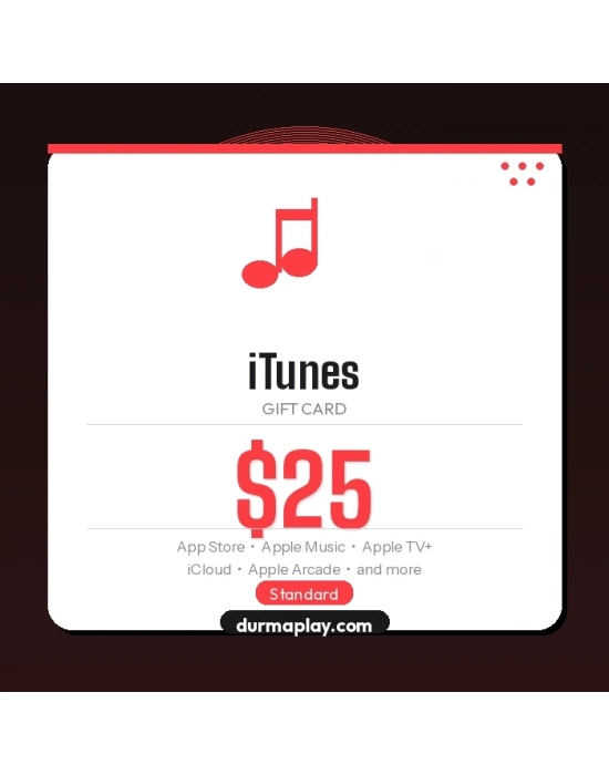 iTunes Gift Card 25 USD