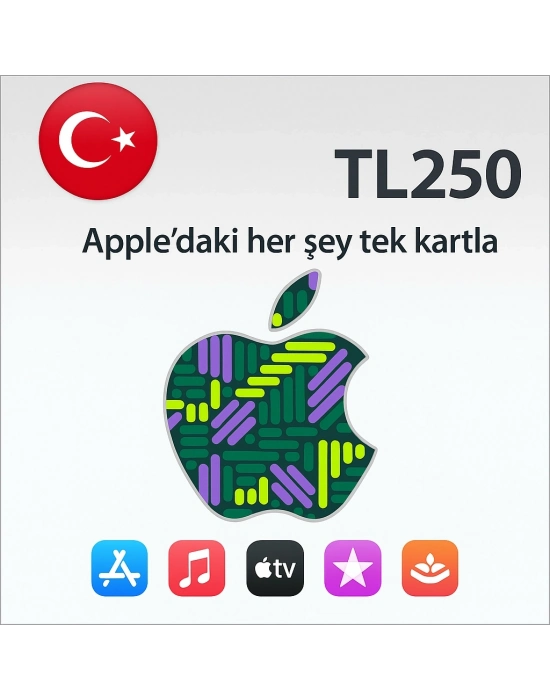 iTunes Gift Card 250 TL