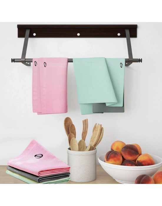 ®  İz Bırakmayan Mikrofiber Temizlik Bezi 3lü Set Cam ve Ayna Silme Toz Alma Temizlik Bezi