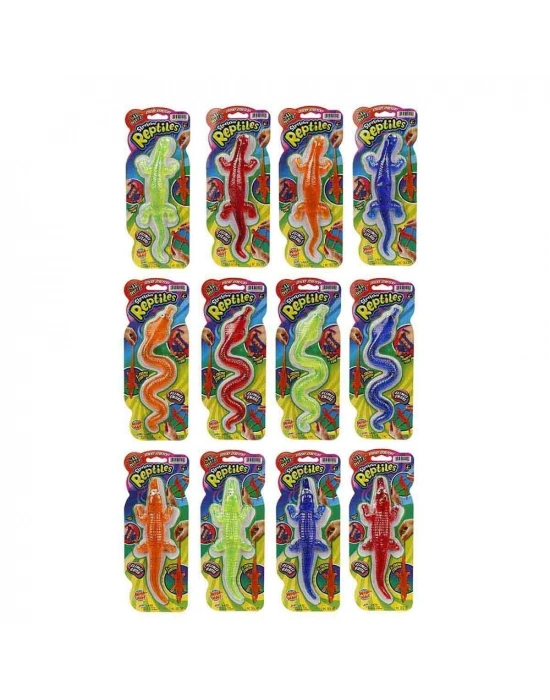 ® Jaru Streç Sticky Esnek Sürüngenler Yılan Kertenkele Timsah 1 adet