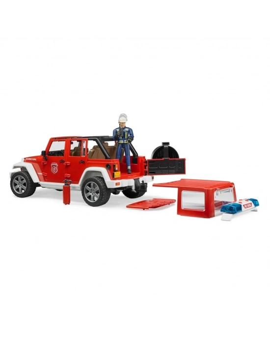 ® Jeep Wrangler Rubicon İtfaiye Aracı Ve İtfaiyeci BR02528