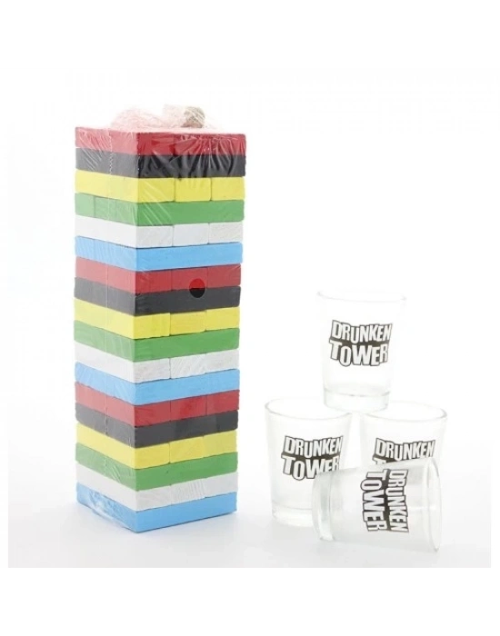 Jenga Shot Bardak Oyunu Model 1