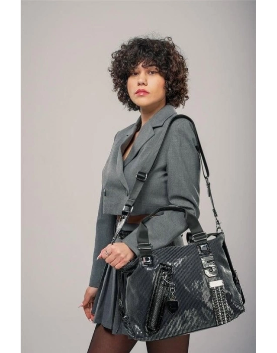 Jews Siyah Cilt Kol Ve Omuz Çantası