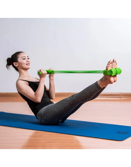 ®  Jimlastik Aleti Elastik Yay Karın Kası Çalıştırıcı Trimmer