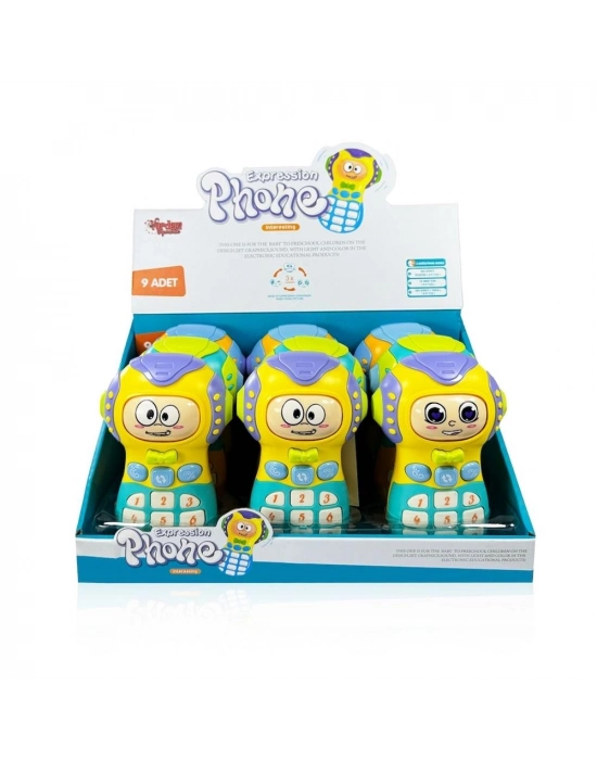 JLG-855-40A IŞIKLI VE MÜZİKLİ CEP TELEFONU -VRD