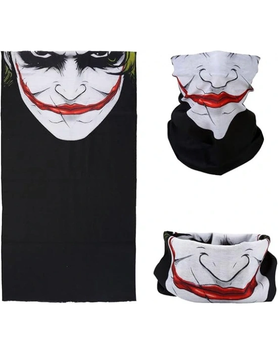 Joker Desenli Çok Amaçlı Buff – Yüz, Boyun Ve Bandana Maskesi 5 No