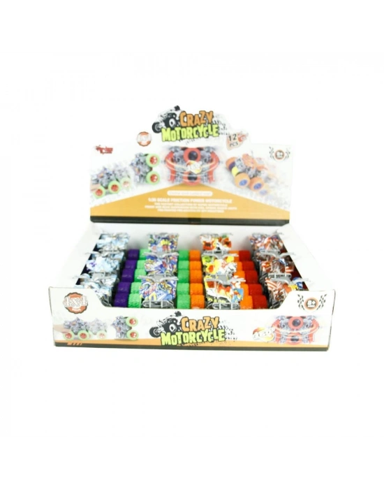 ® JW567-132 SÜRTMELİ 1:36 RENKLİ ATV MOTOR -VRD