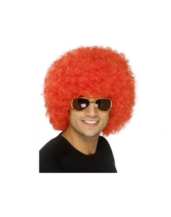 Kabarık Bonus Peruk Saç - Turuncu