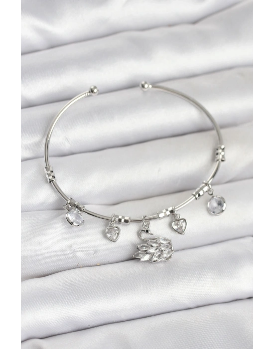 Kabartmalı Desenli El Aynası