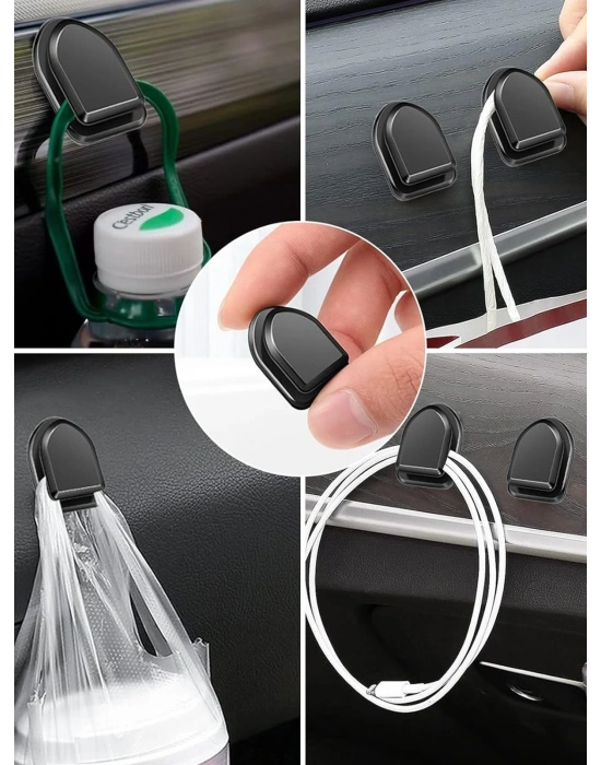 Kablo Düzenleyici Toplayıcı Sabitleyici Yapışkanlı Kablo Tutucu Organizer Askı Kanca 10 Adet