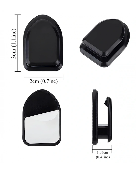 Kablo Düzenleyici Toplayıcı Sabitleyici Yapışkanlı Kablo Tutucu Organizer Askı Kanca 10 Adet