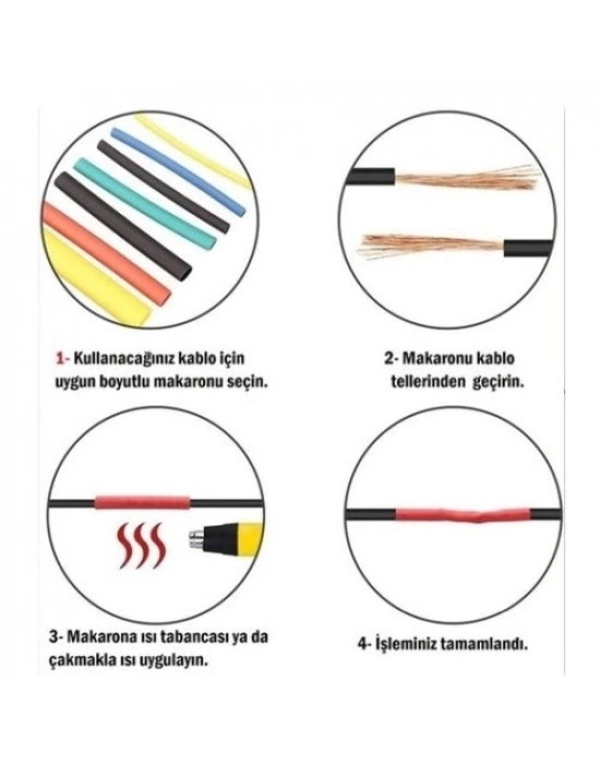 Kablo Koruyucu Makaron Seti 560 Parça