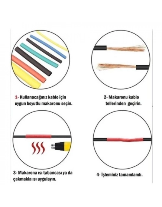 Kablo Koruyucu Makaron Seti 560 Parça
