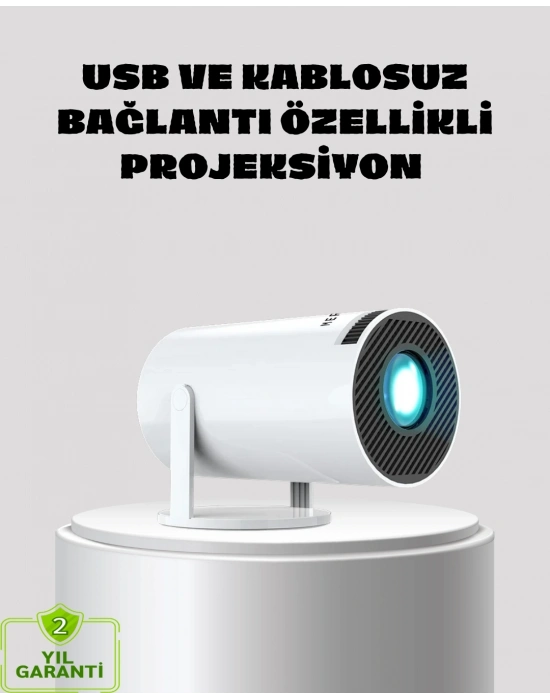 ® Kablosuz Bağlantılı Full HD Ev Sinema Projeksiyonu 160 ANSI Lümen
