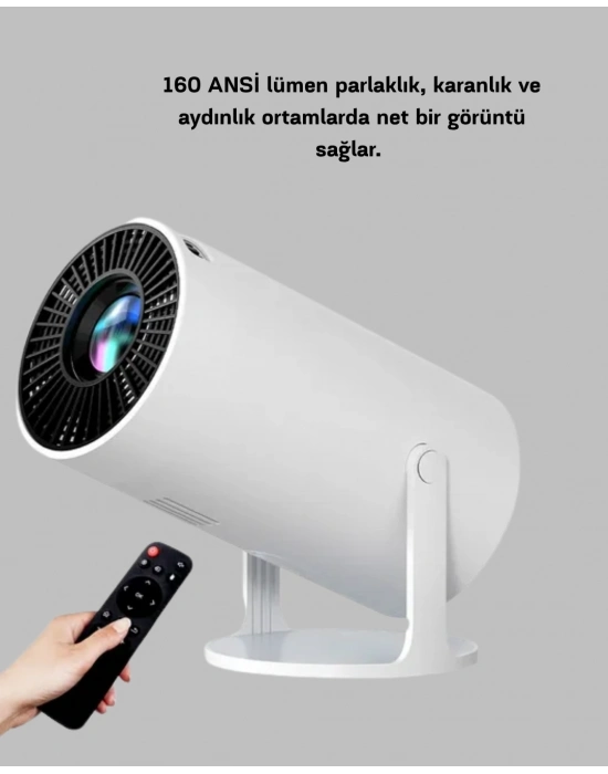 ® Kablosuz Bağlantılı Full HD Ev Sinema Projeksiyonu 160 ANSI Lümen