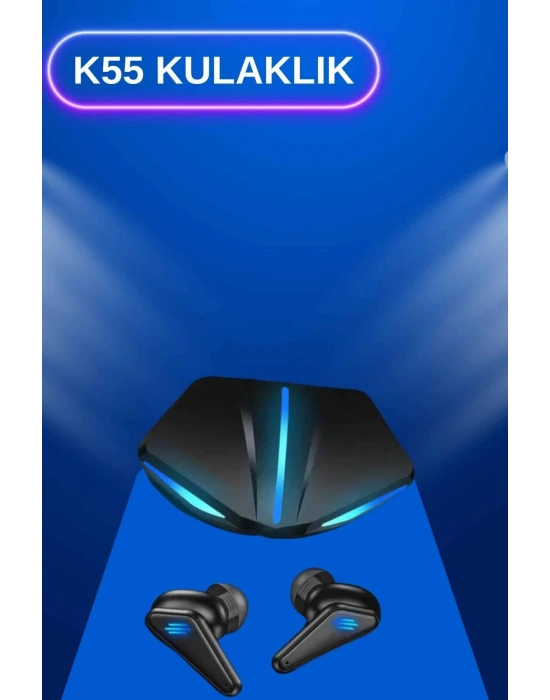 Kablosuz Bluetooth Bağlantılı Kulaklık ve Dokunmatik Ekran Akıllı Saat Arama Cevaplama