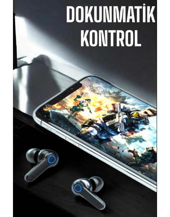 Kablosuz Bluetooth Kulaklık Dokunmatik Kontrol Uzun Pil Ömrü