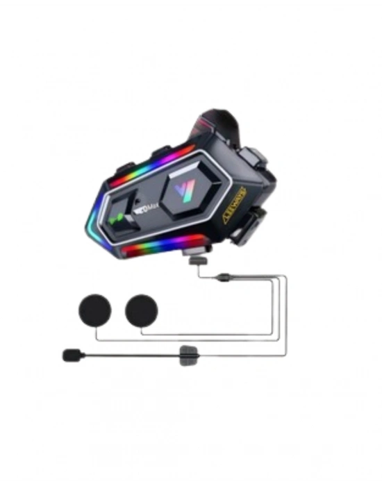 ® Kablosuz Bluetooth Motosiklet Kask İntercom IPX6 Su Geçirmez