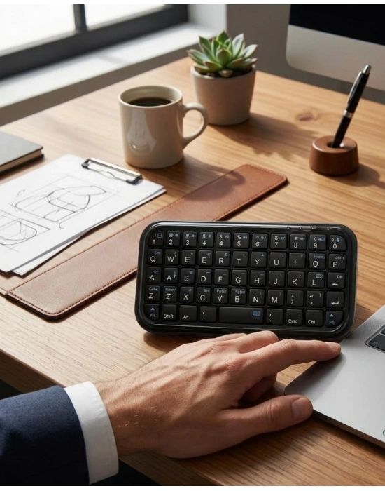 Kablosuz Mini Bluetooth Klavye Telefon Tablet PC Uyumlu